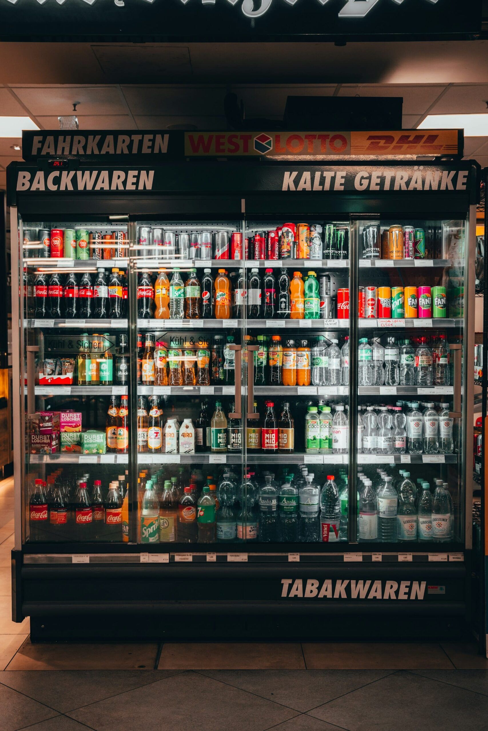 Beverages sold in stores